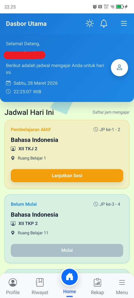 Dashboard Utama